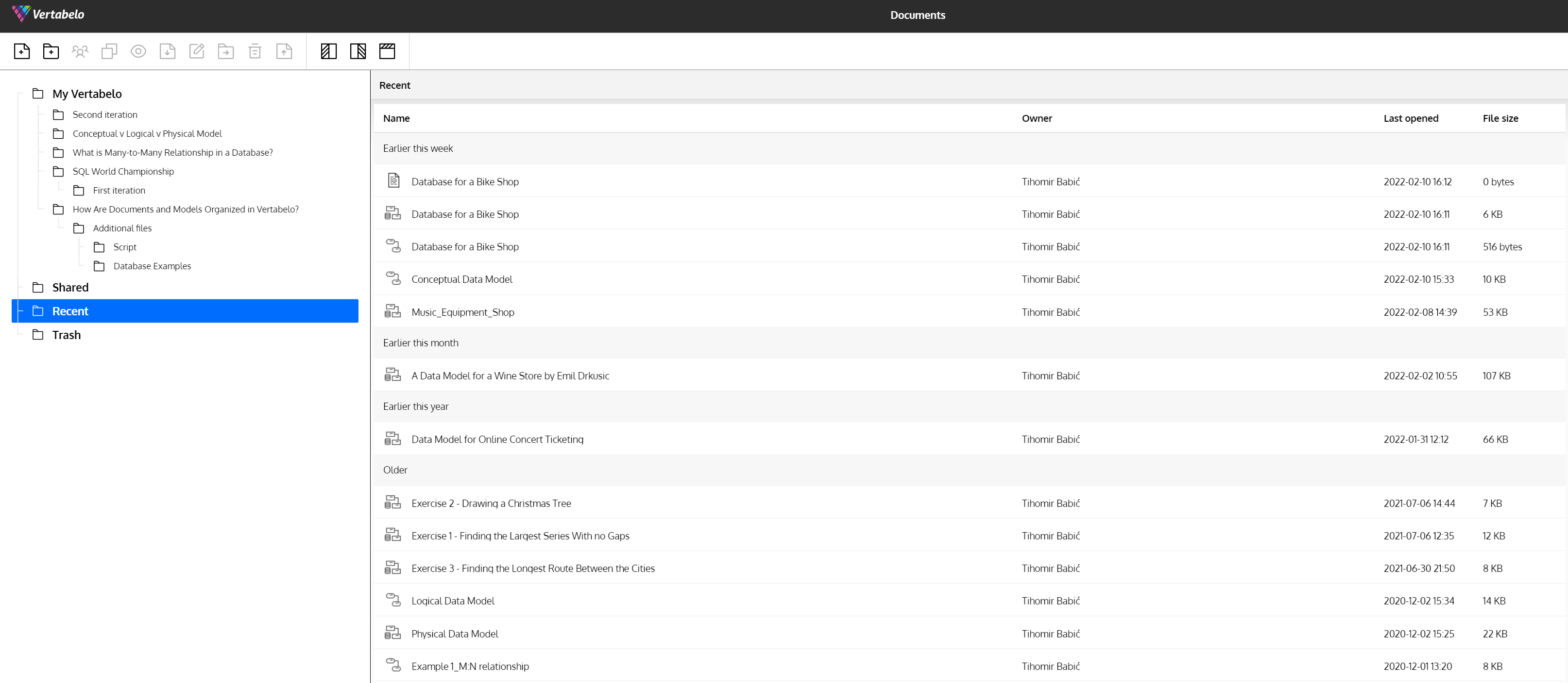 Vertabelo’s Document Structure: How Documents and Models Are Organized