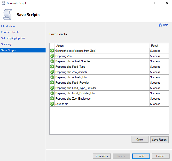 Export an SQL DDL File From SQL Server Management Studio for Reverse Engineering