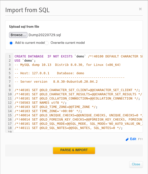 export-sql-ddl-from-mysql-workbench-for-importing-into-vertabelo