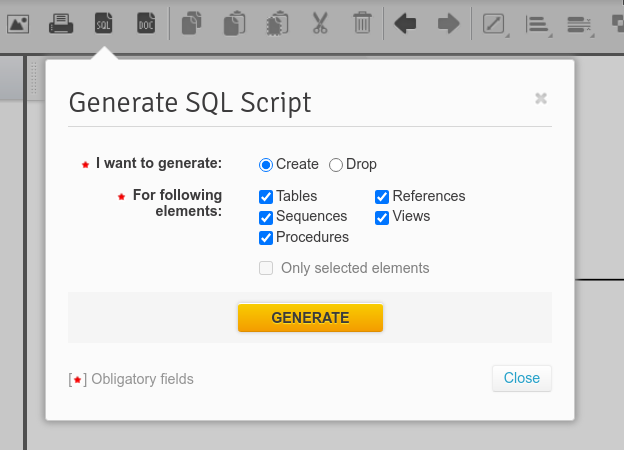 Generate SQL Script