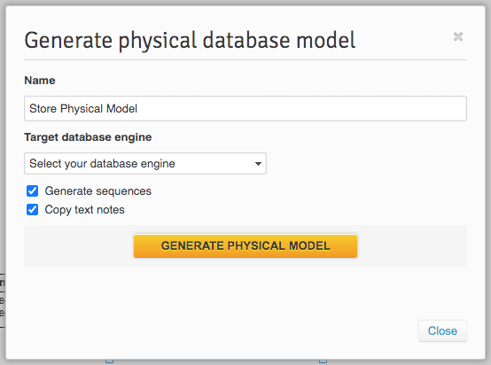 Generating the Physical Model