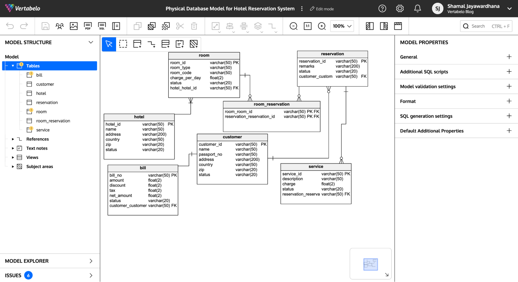 6 Best MySQL Database Design Tools | Vertabelo Database Modeler