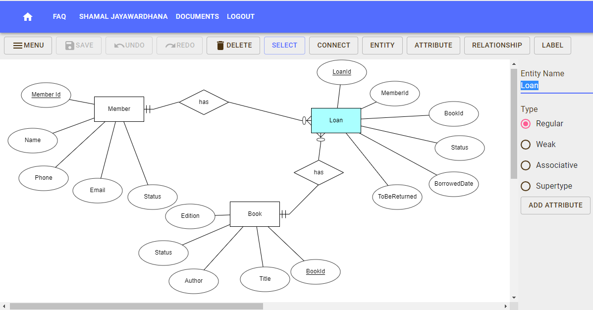 ER Diagram Tool  Free Online App