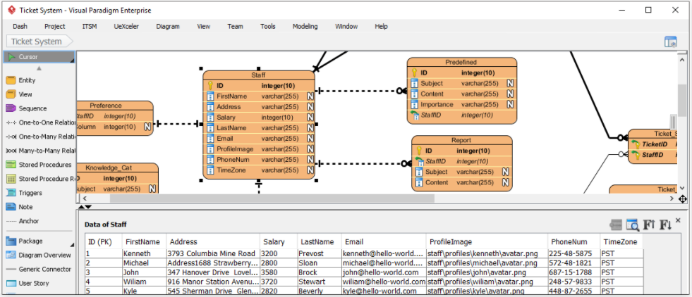 Online or Desktop ER Diagram Tool