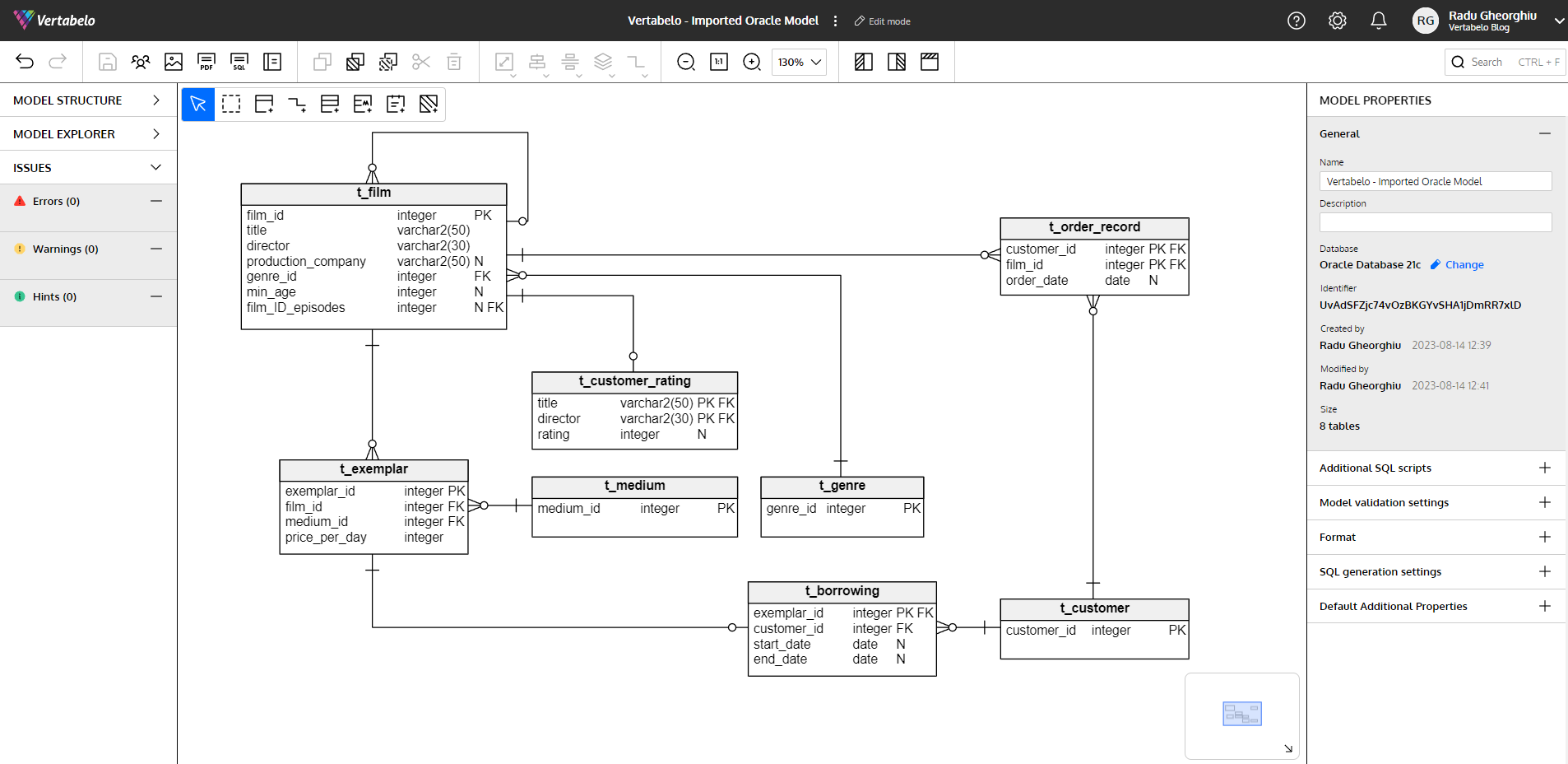 The 5 Best Oracle Database Design Tools Vertabelo Database Modeler